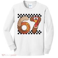 67 Funny Thanksgiving Kids Long Sleeve Shirt thumb 0
