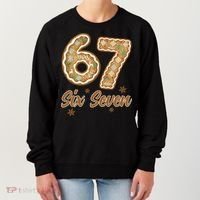 67 Gingerbread Funny Christmas 6-7 Meme Women's Sweatshirt thumb 0