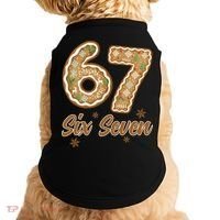 67 Gingerbread Funny Christmas 6-7 Meme Doggie Tank thumb 0