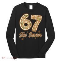 67 Gingerbread Funny Christmas 6-7 Meme Long Sleeve Shirt thumb 0
