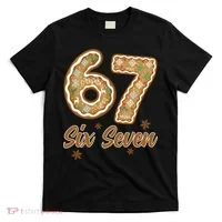 67 Gingerbread Funny Christmas 6-7 Meme T-Shirt thumb 0