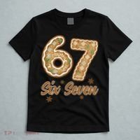 67 Gingerbread Funny Christmas 6-7 Meme T-Shirt thumb 5