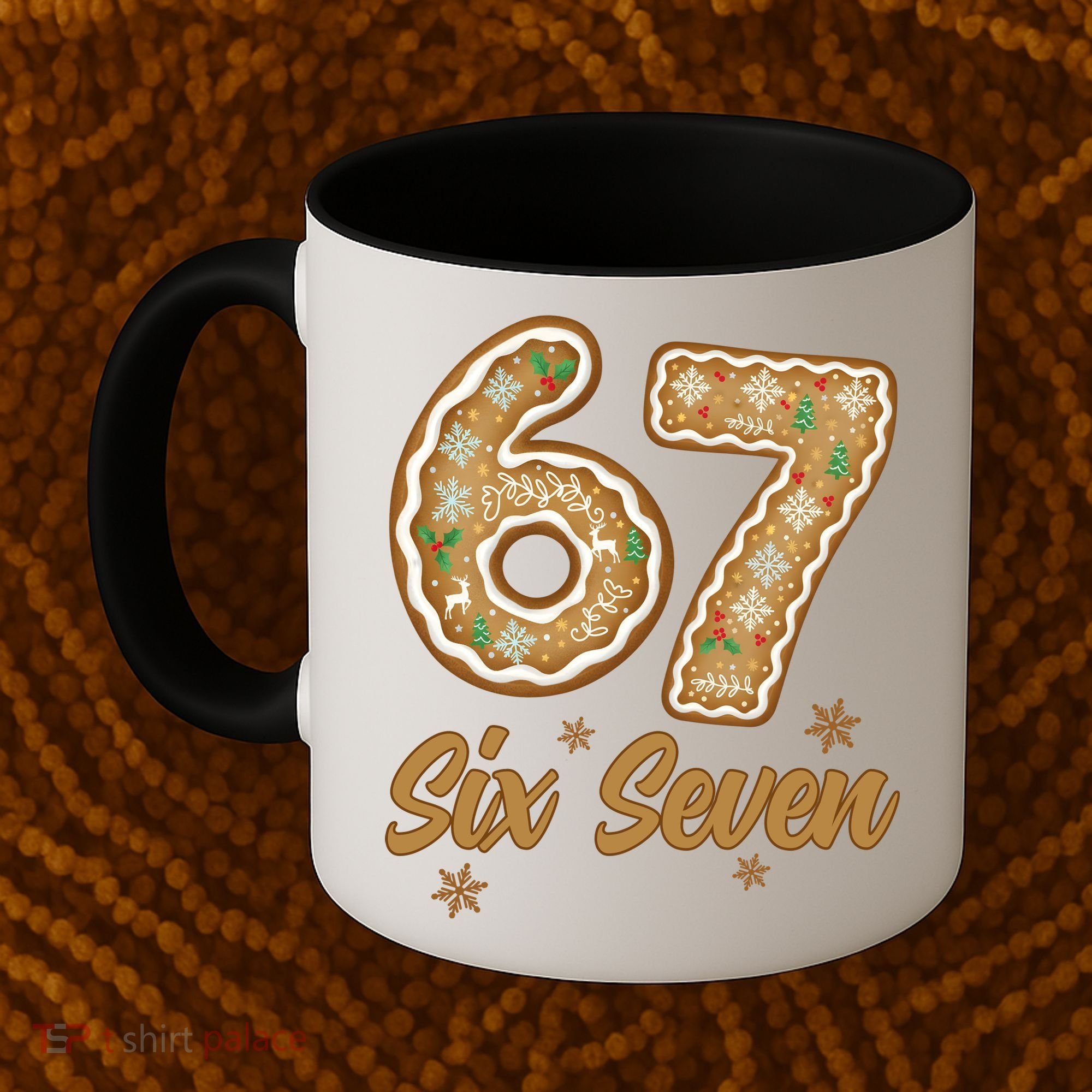 67 Gingerbread Funny Christmas 6-7 Meme Coffee Mug