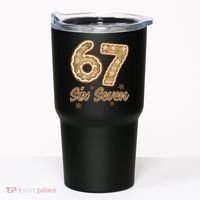 67 Gingerbread Funny Christmas 6-7 Meme Tumbler thumb 0
