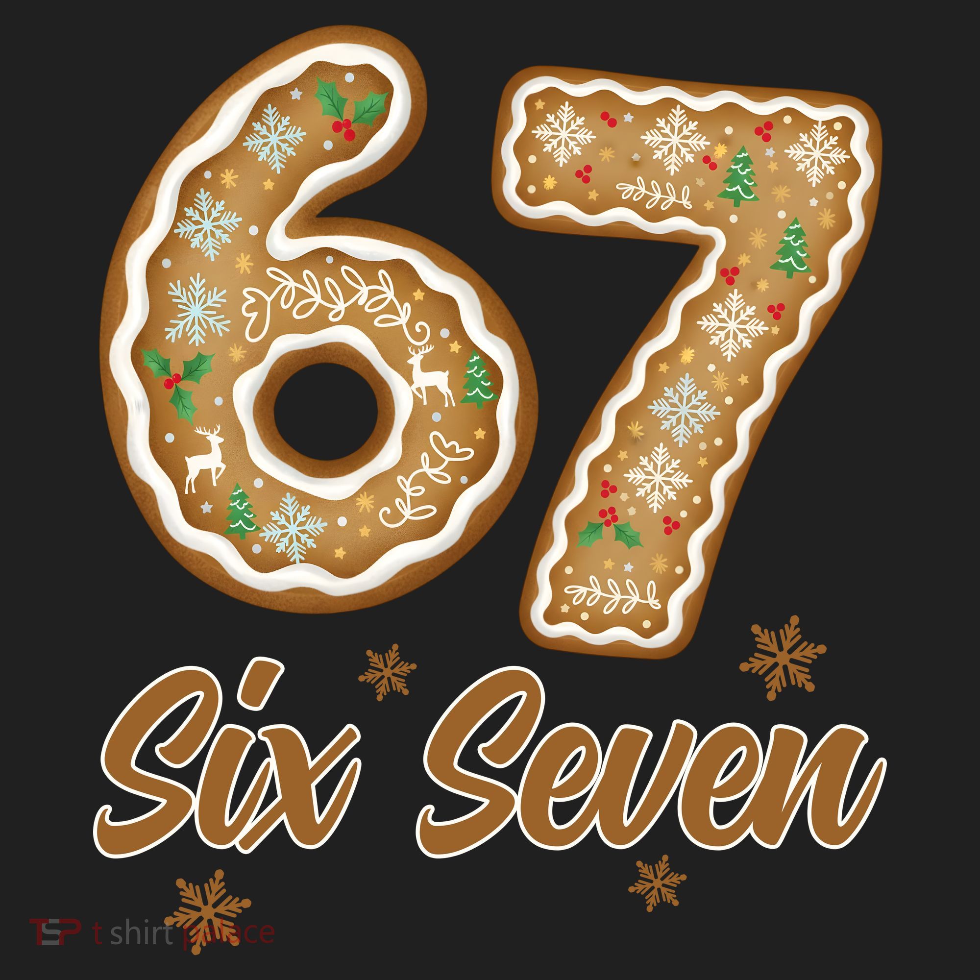 67 Gingerbread Funny Christmas 6-7 Meme Tumbler