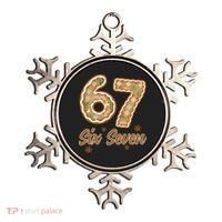 67 Gingerbread Funny Christmas 6-7 Meme Ornament thumb 0