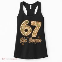 67 Gingerbread Funny Christmas 6-7 Meme Women's Tank Top thumb 0