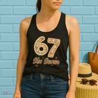 67 Gingerbread Funny Christmas 6-7 Meme Women's Tank Top thumb 2