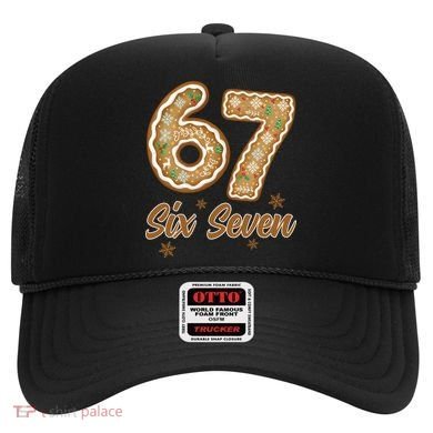 67 Gingerbread Funny Christmas 6-7 Meme Hat