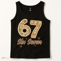 67 Gingerbread Funny Christmas 6-7 Meme Tank Top thumb 2