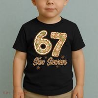 67 Gingerbread Funny Christmas 6-7 Meme Toddler T-Shirt thumb 2
