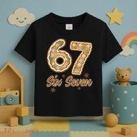 67 Gingerbread Funny Christmas 6-7 Meme Toddler T-Shirt thumb 3