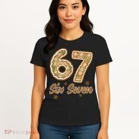 67 Gingerbread Funny Christmas 6-7 Meme Women's T-Shirt thumb 4
