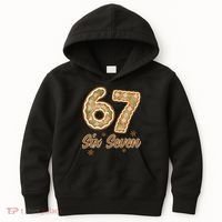 67 Gingerbread Funny Christmas 6-7 Meme Kids Hoodie thumb 0
