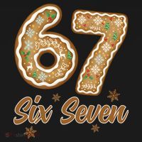 67 Gingerbread Funny Christmas 6-7 Meme Kids Hoodie thumb 5