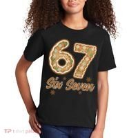 67 Gingerbread Funny Christmas 6-7 Meme Kids T-Shirt thumb 2