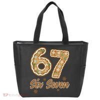 67 Gingerbread Funny Christmas 6-7 Meme Tote Bag thumb 0