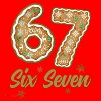 67 Gingerbread Funny Christmas 6-7 Meme Santa Hat thumb 1