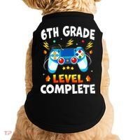 6Th Grade Level Complete School Graduation Video Gamer Doggie Tank thumb 0