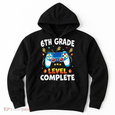 6Th Grade Level Complete School Graduation Video Gamer Hoodie