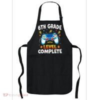 6Th Grade Level Complete School Graduation Video Gamer Apron thumb 0