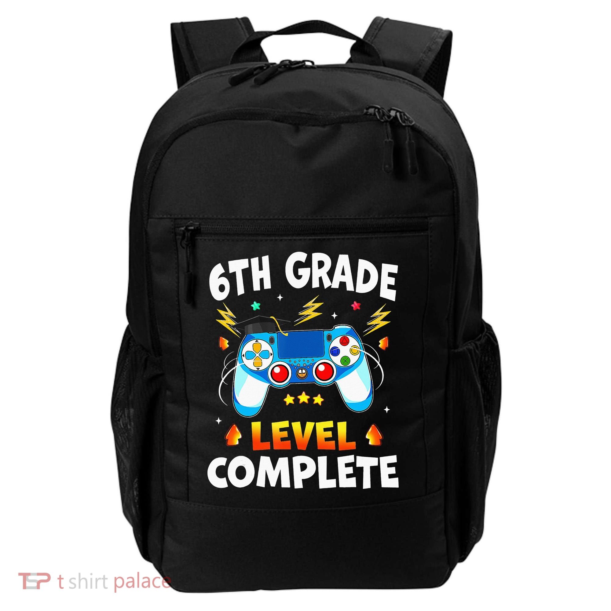 6Th Grade Level Complete School Graduation Video Gamer Backpack