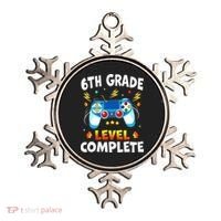 6Th Grade Level Complete School Graduation Video Gamer Ornament thumb 0