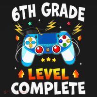 6Th Grade Level Complete School Graduation Video Gamer Women's Tank Top thumb 5