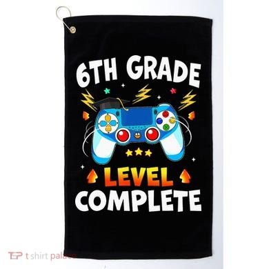 6Th Grade Level Complete School Graduation Video Gamer Golf Towel