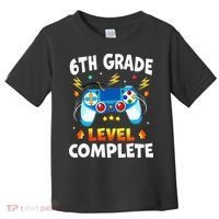 6Th Grade Level Complete School Graduation Video Gamer Toddler T-Shirt thumb 0