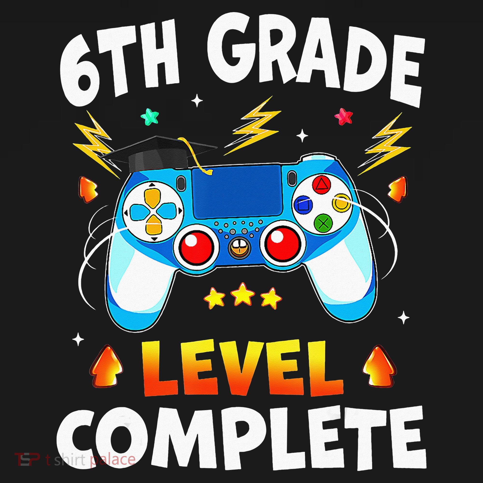 6Th Grade Level Complete School Graduation Video Gamer Visor