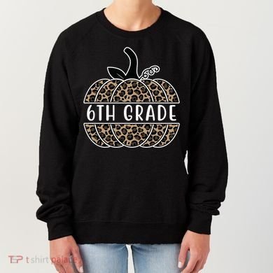 6th Grade Leopard Pumpkin Women's Sweatshirt