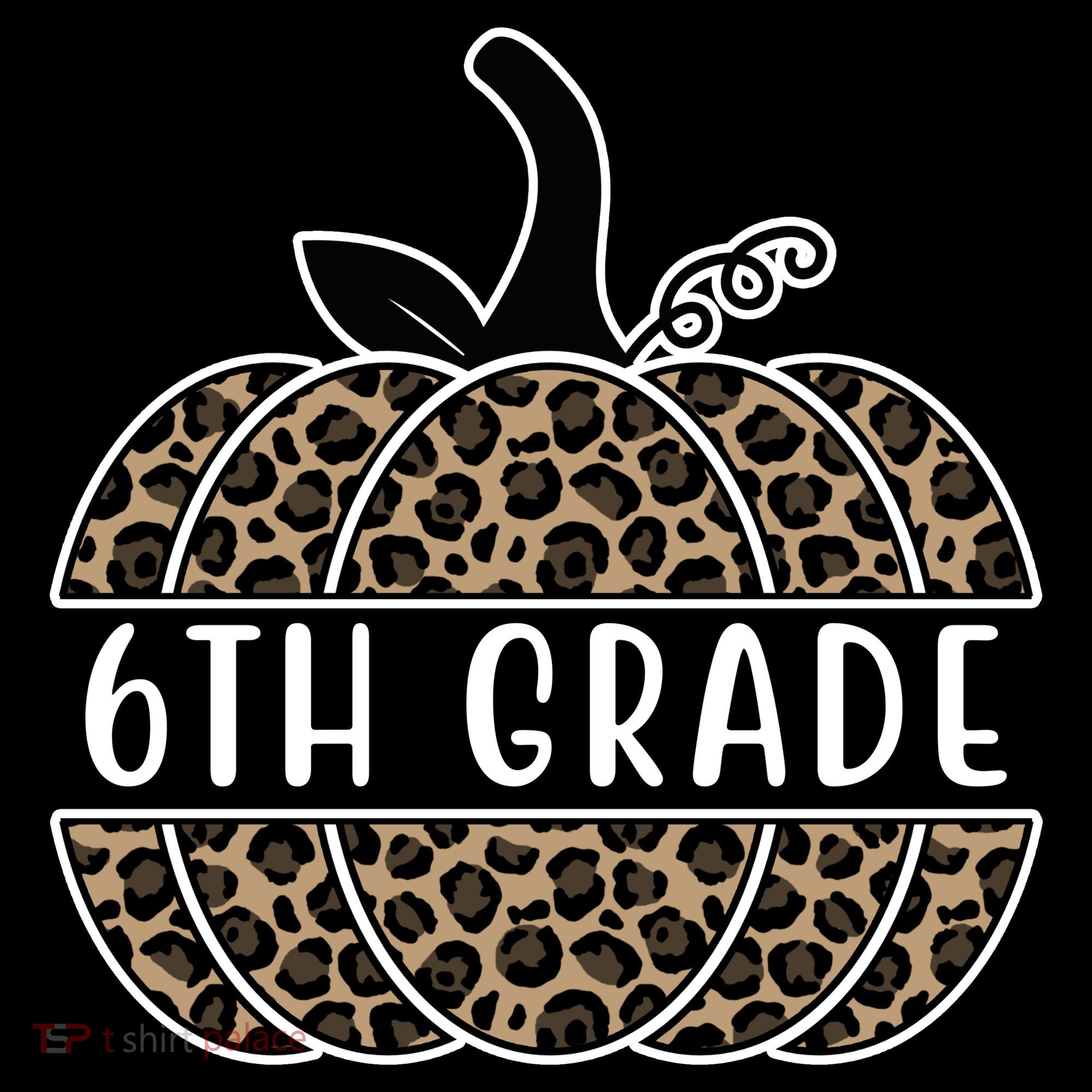 6th Grade Leopard Pumpkin Toddler Hoodie