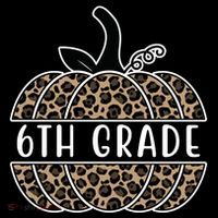 6th Grade Leopard Pumpkin Tote Bag thumb 4