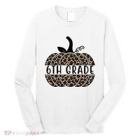 6th Grade Leopard Pumpkin Long Sleeve Shirt thumb 0