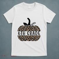 6th Grade Leopard Pumpkin T-Shirt thumb 5