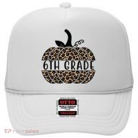 6th Grade Leopard Pumpkin Hat thumb 0