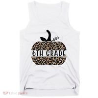 6th Grade Leopard Pumpkin Tank Top thumb 0