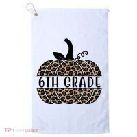 6th Grade Leopard Pumpkin Golf Towel thumb 0