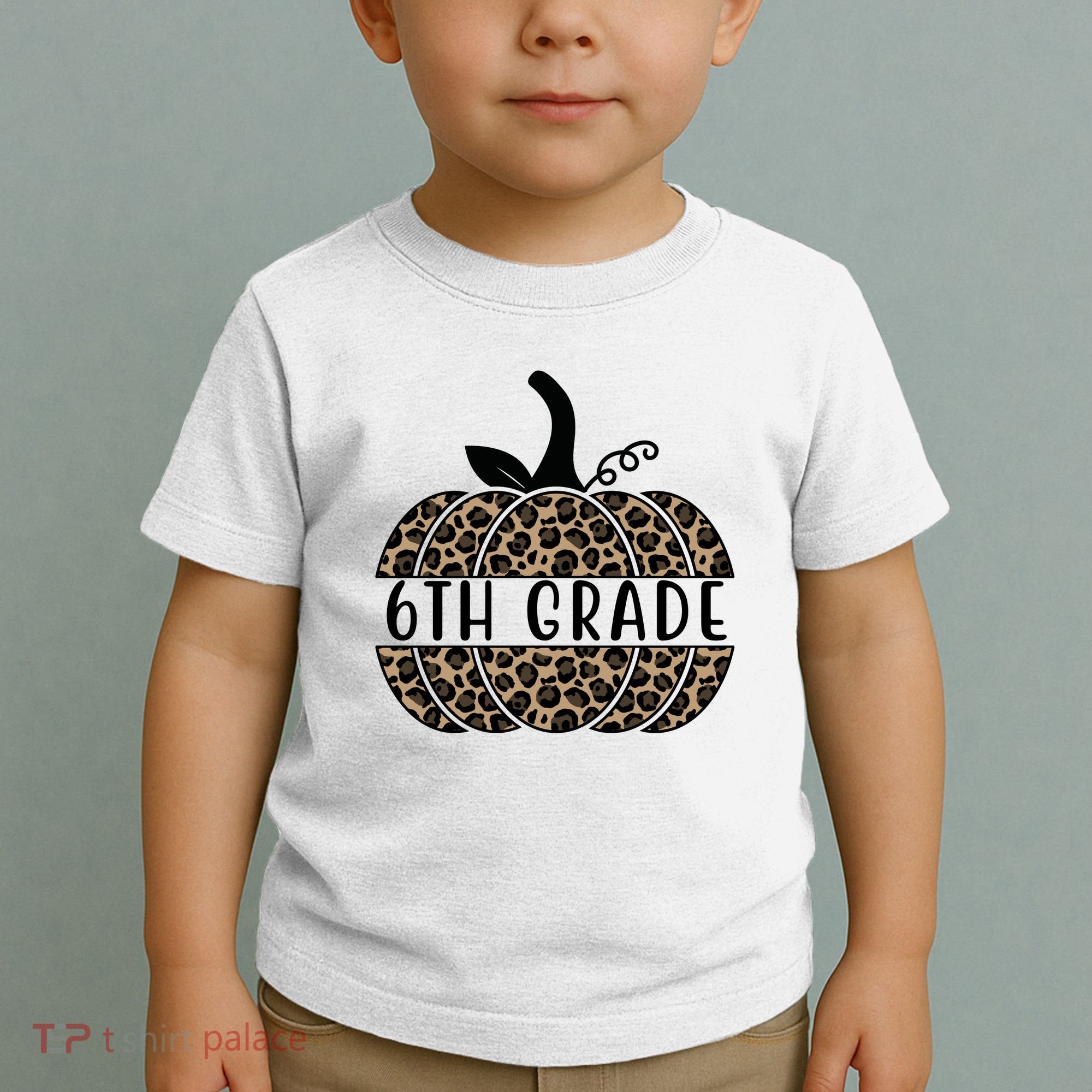 6th Grade Leopard Pumpkin Toddler T-Shirt