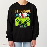 6Th Grade Mode On Gamer Back To School First Days Funny Gift Women's Sweatshirt thumb 0