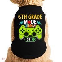 6Th Grade Mode On Gamer Back To School First Days Funny Gift Doggie Tank thumb 0