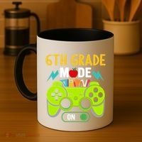 6Th Grade Mode On Gamer Back To School First Days Funny Gift Coffee Mug thumb 4