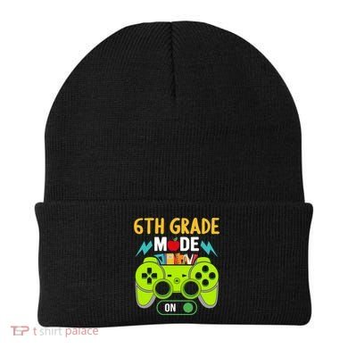 6Th Grade Mode On Gamer Back To School First Days Funny Gift Beanie