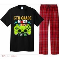 6Th Grade Mode On Gamer Back To School First Days Funny Gift Pajama Set thumb 0