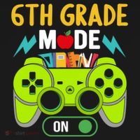 6Th Grade Mode On Gamer Back To School First Days Funny Gift Women's Hoodie thumb 2