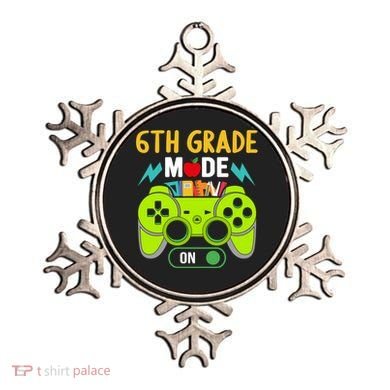 6Th Grade Mode On Gamer Back To School First Days Funny Gift Ornament