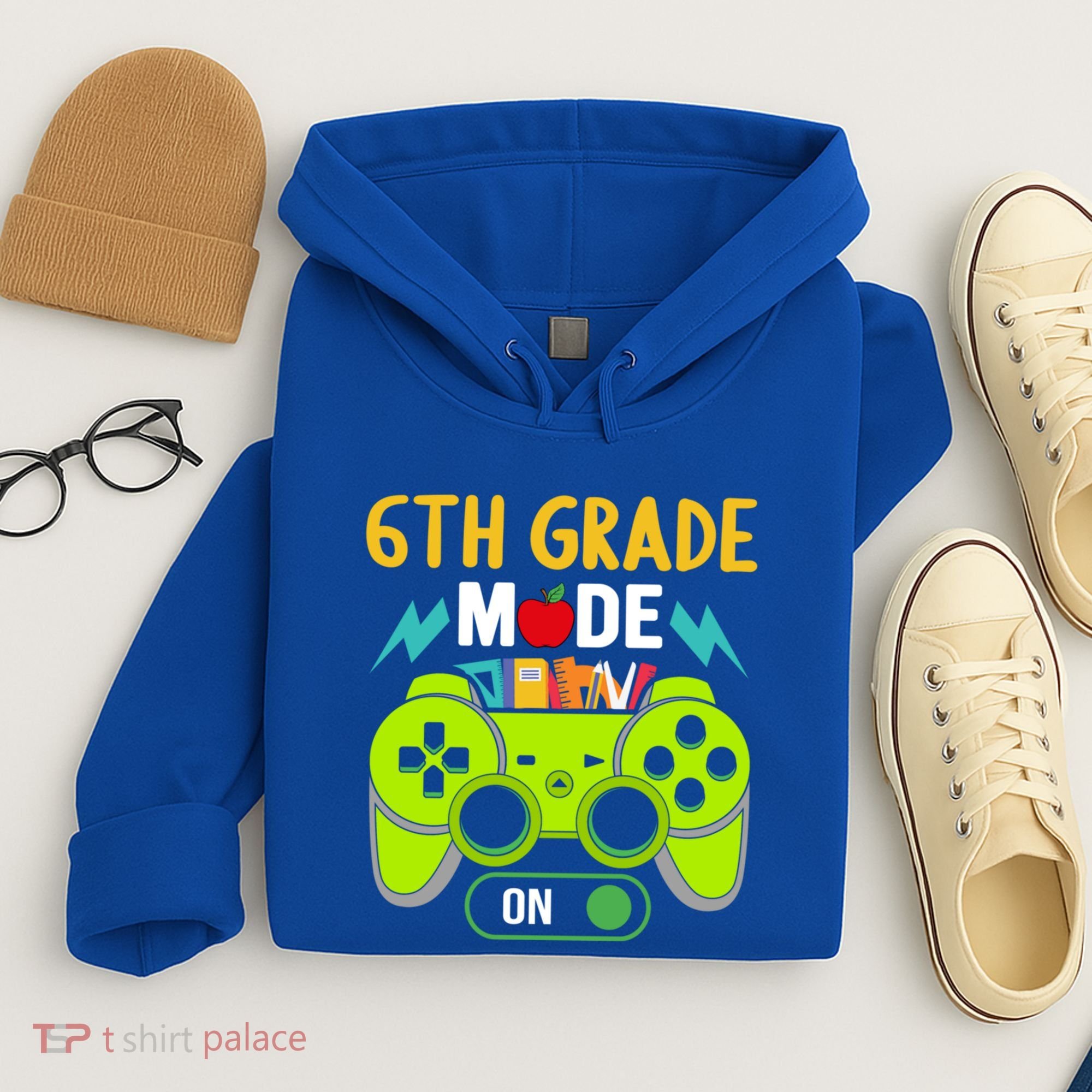 6Th Grade Mode On Gamer Back To School First Days Funny Gift Hoodie