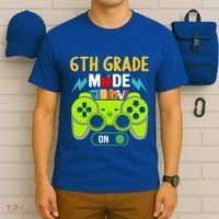 6Th Grade Mode On Gamer Back To School First Days Funny Gift T-Shirt thumb 6