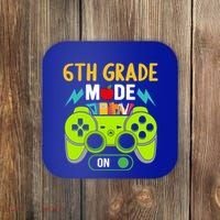 6Th Grade Mode On Gamer Back To School First Days Funny Gift Coaster thumb 0